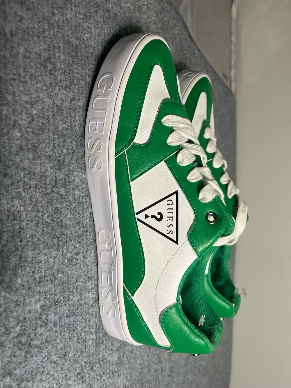 Guess Green & White Kids Fashion Sneakers